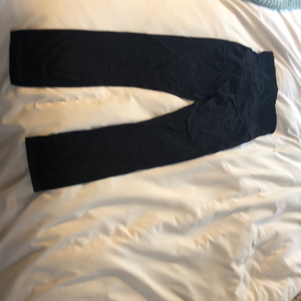 Soho maternity black leggings size medium